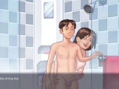 Debbie New Scene | Debbie give Hand job to Anon in the Bathroom Scene From Summertime Saga New Game