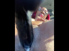 Hot Corporate Babe Fucks her Creamy Pussy on her Lunch Break POV PT 6