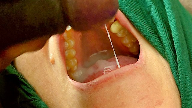 Best close up blowjob swallowing, big fat BBW milf sucking black cock, get loads of cum in her mouth