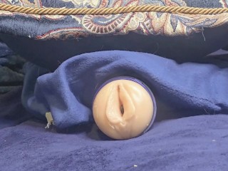 Blue Pillow has a Fleshlight Pussy she Asked for the Fuck