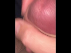 POV: I masturbate with close up cum shot