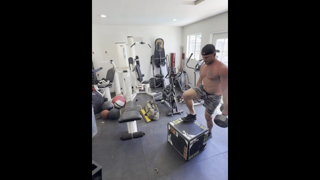 Getting my workout on