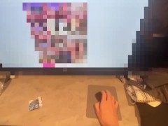 深夜のネカフェでオナホ待機 7/16