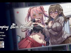 THE BEST BUSTY NERD SEX SCENE IN THIS GAME - PEEPING DORM MANAGER - Screenshot 1 of 16 - Milf
