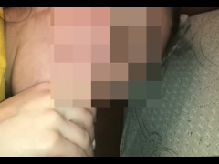 White girl milking the dick