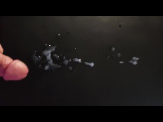 Huge Cumshot while Playing Cock Hero