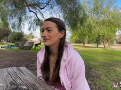 Busty Summer Renee Has Public Fun - Screenshot 3 of 16 - Big Boobs