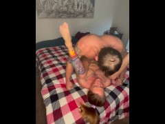 Neighbor dominates slut wife part 2