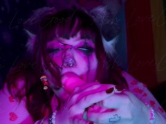Pervert Clown Puppy Throat Training - Ash LoveGood - Screenshot 1 of 16 - Bbw