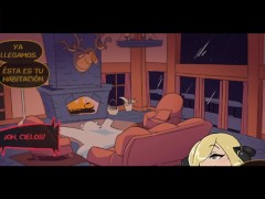 Cynthia y Melony pelean por la enorme verga de Lucas - Pokémon Hentai - Screenshot 1 of 16 - Pokemon Cynthia