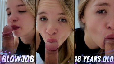 POV Оральный секс Минет Мастурбирует Лицо Доминантный Большой Член Папочка Школьница