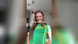 Анальный сюрприз падчерицы в TikTok: папин член в ее заднице