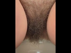 Close up perfect hairy pussy pissing - Screenshot 4 of 16 - Girl Peeing
