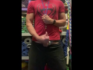 DILF Coach JockDad87 Shoots his Load of Thick Cum
