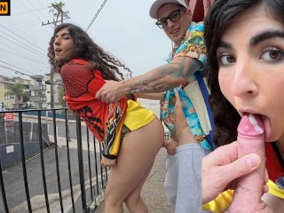 "wir Werden Nie Erwischt"! !️Öffentliche POV Gesichtsbehandlung💦Big Ass Iranian Sex🥵Teen Liebt öffentliche Hard Rough Sex🔥🍀