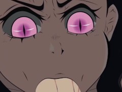 DEMON SLAYER NEZUKO CUM IN MOUTH AND CREAMPIE HENTAI