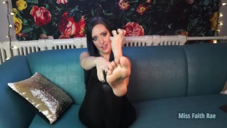 You're a Pathetic Sock Humper - Foot Fetish, Humiliation, Orgasm Control - Miss Faith Rae
