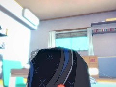POV Hentai Footjob from Vill V from Honkai Impact