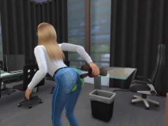Giantess teacher jeans fart slave