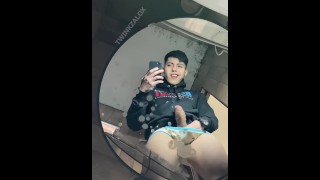 Lechazo de pendejo argentino - TWINK CUMSHOT HANDS FREE