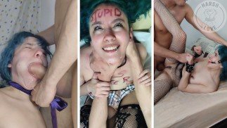 HarshLove - Sofiamorazul - Rough sex FaceFuck Compilation
