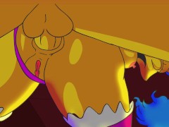 marge simpson es infiel con bart mientras homero trabaja