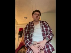 FTM Fucks Stroker Toy - Felt so good my knees started giving Out