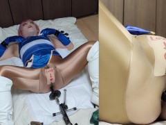 春麗コス男の娘、ピストンマシンで機械セックス。チクニー。フィーメールマスク女装。 - Screenshot 8 of 16 - Sex Machine
