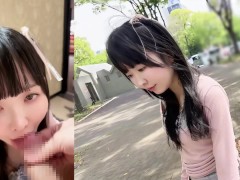 💚【見比べ】女の子のナカ面はこんな感じ？デートとフェラチオを見比べたら背徳感でエロすぎた❣️そのまま妄想膨らませてあの娘孕ませちゃお？💕 - Screenshot 10 of 16 - バック
