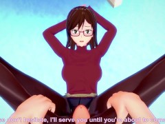 POV Hentai Footjob from Kirako Haruno from Bungou Stray Dogs - Screenshot 6 of 16 - Hentai