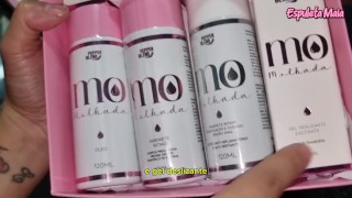Review porn video – Influencer Testing Erotic Products - Pepper Blend Official - Wet Line - Body Oil and others -ASMR