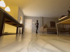 unaware leather giantess workout & ass crush - Screenshot 15 of 16 - Giantess Crush