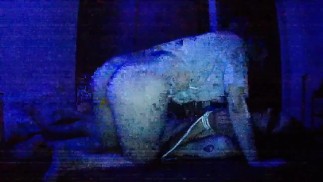 BDSM Boytoy Slave - Sie saugt und reitet, aber Slenderman war in der Nähe