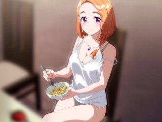 性感的onee-chan BANRI要你吃早餐 动漫SHIUNJI家庭未经审查