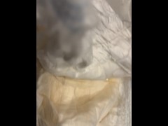 今日濡れた私のおむつ