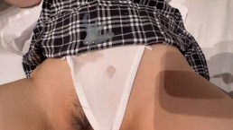 学校帰りに彼氏の部屋で生ハメセックス♡peachpielove