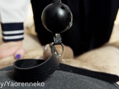Uniforms, rope and blowjob
