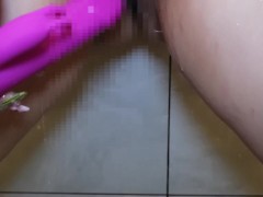 【素人】現役女子大生(JD)がおもちゃで愛液トロトロ　潮吹き絶頂　本気汁　日本人　痙攣　イキまくり　オナニー　クリイキ　素人　敏感　オナサポ　淫乱　マンコ　痴女　隠語 - Screenshot 15 of 16 - 素人