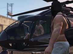 GTA 5: Naked Trevor’s Helicopter Escape After Michael’s New City Talk!  #GTA5