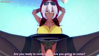 POV Хентай Футджоб от Mariah из JoJo's Bizarre Adventure