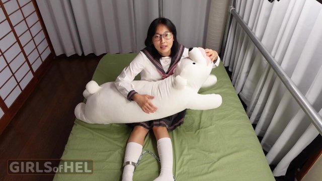 I chained my stepdaughter to bed and fucked her in the ASS