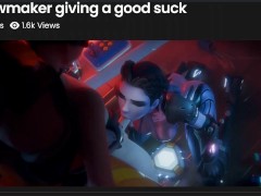 Thicc Kimberly Gives Good Head, Luna’s Beautiful Ass Receives Slow Backshots, Widowmaker Sucks Off