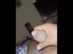 Masturbation with condom