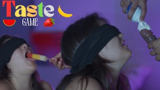 My Friend Thought It Was Just The Taste Game, I Made Her Taste My Cock And Drink My Cum