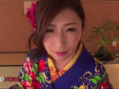 Seductive Kimono-Clad MILF Ayumi Shinoda Pleasures with Passionate BJ & More