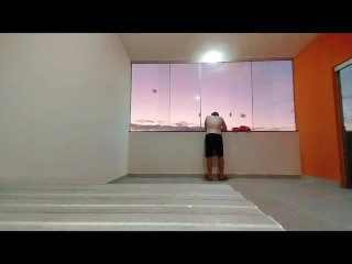 I went up to the Terrace and Stood Naked Waiting for someone to see me in the new House.