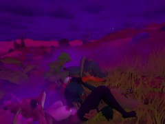 Girl sucks fox girl dick Sapphire Safari Fox