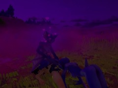 Girl has lesbian threesome with 2 bat girls Sapphire Safari
