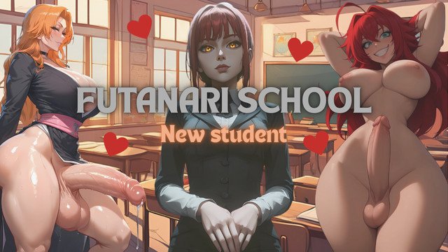 Getting fucked in your new futa school  FUTA ANAL JOI