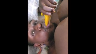 HE ATE ME OUT WHILE EATING A MANGO